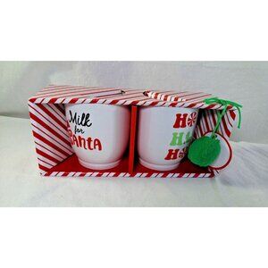 Christmas Themed Mugs In Gift Box Holiday Time